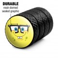 Spongebob Nerd Face Tire Rim Wheel Aluminum Valve Stem Caps