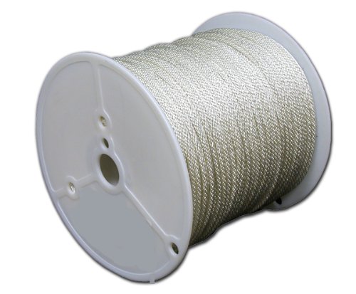 T W Evans Cordage 44-108 5 16-inch Solid Braid Nylon Rope 175-feet Spool