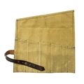 Hide Drink Large Tool Roll Up Bag 6 Slots Portable Carry On Pouch Workshop Storage Woodworking Tools Organizer Vintage Handmade 