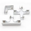 Jojofuny 2pcs Tricycle Push Bar Glass Clamp Bracket Fish Tank Cross Connector Dustpan Lip Replacement Chinese