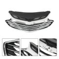 Front Bumper Upper Grille Grill Black Chrome Trim Replacement For 2019 2020 Cruze 42679306