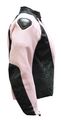 Womens Black Pink Padded Textile Motorcycle Jacket Size 4xl 4x-large 