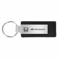 Au-tomotive Gold Leather Keychain For Honda S2000 Black