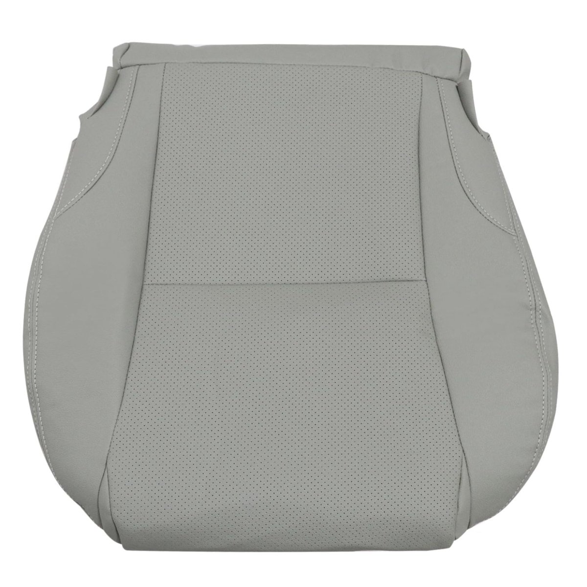 Light Gray Perforated Microfiber Leather Driver Side Bottom Seat Cover For Lexus Is250 Is350 2006 To 2013 Custom Fit