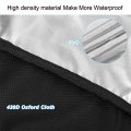 X Autohaux 420d Oxford Cloth Motor Full Outboard Boat Engine Cover Fit Up To 100-150hp Black