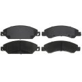 Front Brake Pad Set For 2007 Chevy Suburban 1500 Ceramic Friction Material Silver Classification Replacement 19285993
