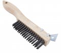 Marshalltown Carbon Steel Brush 10 Length 1-1 8 Bristles Hardwood Handle 6518 