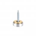 Uxcell Mirror Screws Decorative Caps Cover Nails Polished Stainless Steel 16mm 8pcs And 10mm For Mirrors Tea Tables Wardrobes