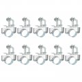 Uxcell 10pcs Conduit Hanger With Beam Clamp Fit For 1-1 4 32mm Pipe Support Bracket Cable Hangers I-beam