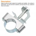 Uxcell 10pcs Conduit Hanger With Beam Clamp Fit For 1-1 4 32mm Pipe Support Bracket Cable Hangers I-beam
