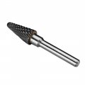 Uxcell Double Cut Tungsten Carbide Rotary File 15 32-inch Head 6mm Shank Cone Shaped