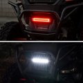 Sautvs Led Rear Tail Light For Polaris Rzr Pro Xp Center Brake 3rd Stop Lamp Taillight Accent Auxiliary Rzr Turbo R 2020-2023