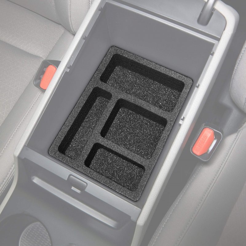 Red Hound Auto Center Console Organizer 2 Piece Stacking Set Vehicle Inserts For Hyundai Tucson 2016-2019 Without Hand Brake