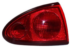 Chevrolet Cavalier Driver Side Replacement Tail Light Assembly 11-5864-00 Red Polycarbonate Lens Halogen Rear Position