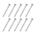 250pcs Fence Deck Nails 1 Inch 304 Stainless Steel Spiral Nail Shank Spikes For House Floor Repairing Wall Woodworking Silver 