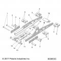 Timbersled Polaris Brace-subframe Center-rear Mach White Genuine Oem Part 5141890-133 Qty 1