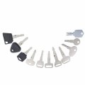 11 Keys Forklift Key Set For Yale Cat Clark Komatsu Toyota Doosan Nissan Hyster Jcb