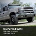 G-plus Rocker Panel Guard Sill Trim Compatible With Chevy Silverado Gmc Sierra Extended Cab 1999-2006 Fit Classic 2007 14068