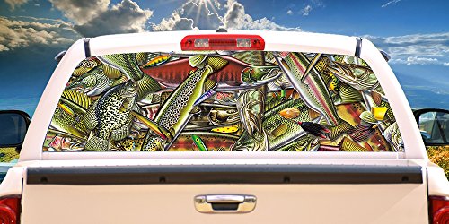 Fish Puzzle Rear Window Graphic Hd Truck Car Back Signmission