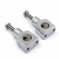 Httmt- 1 25 31mm Cnc Machined T6061 Billet Aluminum Motorcycle Handlebar Riser Compatible With H-d Sportster Softail P N