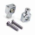 Httmt- 1 25 31mm Cnc Machined T6061 Billet Aluminum Motorcycle Handlebar Riser Compatible With H-d Sportster Softail P N
