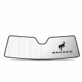 Ipick Image For Ford Bronco Full-size 2021 To 2023 Custom Fit Silver Reflective Folding Auto Windshield Sun Shade Made-in-usa