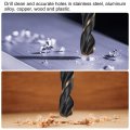 Uxcell 6pcs Jobber Drill Bits 3mm Black Nitride Gold Titanium Coated 4341 High Speed Steel Hss 135 Degree Split Point Twist For