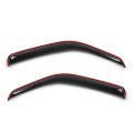 In-channel Auto Vent Window Visors 2 Pcs For Chevy Express Gmc Savana 1500 2500 3500 1996-2024 4500 2009-2020 Rain Guards Smoke 
