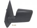 Left Driver Side Square Head Power Door Mirror Manual Folding Heated Black Textured Compatible With 2004-2008 Ford F150