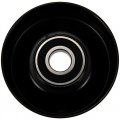 Idler Pulley For Dodge Ram 1500 1994 1995 1996 Steel Serpentine Belt Type Black 17mm Inside Diameter Replacement 53009508 419 