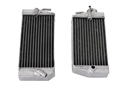 2-row Core Aluminum Radiator For Honda Crf450r Crf 450 R 02 03 04 A Pair 2002 2003 2004 L R Aftermarket Compatible Replacement