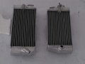 2-row Core Aluminum Radiator For Honda Crf450r Crf 450 R 02 03 04 A Pair 2002 2003 2004 L R Aftermarket Compatible Replacement