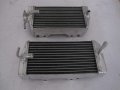 2-row Core Aluminum Radiator For Honda Crf450r Crf 450 R 02 03 04 A Pair 2002 2003 2004 L R Aftermarket Compatible Replacement 