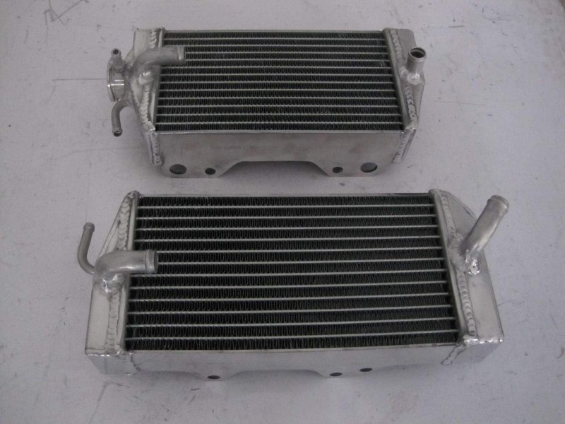 2-row Core Aluminum Radiator For Honda Crf450r Crf 450 R 02 03 04 A Pair 2002 2003 2004 L R Aftermarket Compatible Replacement