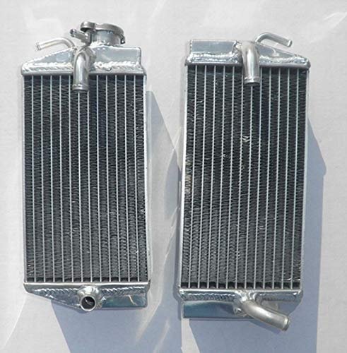 2-row Core Aluminum Radiator For Honda Crf450r Crf 450 R 02 03 04 A Pair 2002 2003 2004 L R Aftermarket Compatible Replacement