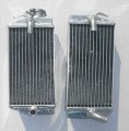 2-row Core Aluminum Radiator For Honda Crf450r Crf 450 R 02 03 04 A Pair 2002 2003 2004 L R Aftermarket Compatible Replacement