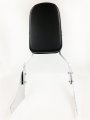 Smt-aluminum Backrest Sissy Bar Leather Pad Compatible With Honda Shadow Ace 1100 B00rudzfh8