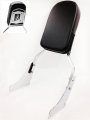 Smt-aluminum Backrest Sissy Bar Leather Pad Compatible With Honda Shadow Ace 1100 B00rudzfh8