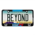 Ipick Image For Honda Civic Type R Blue Racing Stripe Black Real Carbon Fiber License Plate Frame