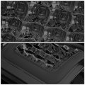 Compatible With Silverado Gmt800 4pc Pair Of Smoked Lens Amber Corner Headlight Chrome 3d Led Tail Light