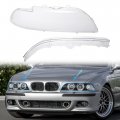X Autohaux 1 Pair Left Right Side Car Front Headlight Headlamp Lens Cover Pc Shell For Bmw E39 Facelift 525i 528i 1996-2003 4