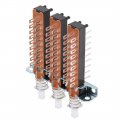Uxcell Interlock Push Button Switch Piano Type 6pdt 18 Pin 3 Row