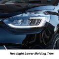 Headlight Lower Trim Moulding Cover Replacement With Abs Material For Clio Iv Facelift 2016-2019 260946277r 260446897r