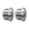 2pcs 16an Male Weld On Fitting Bung Hose Adapter Fuel Oil Aluminum