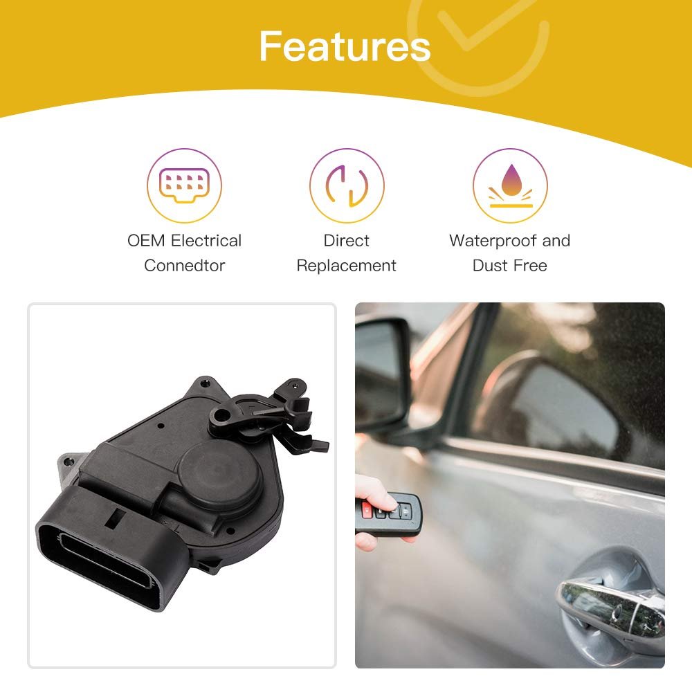 Door Latch Lock Actuator Front Left 2000-2006 For Toyota Rav4 746-603 8d1131 Dla191 Ac89754 69120-42080 6912042080