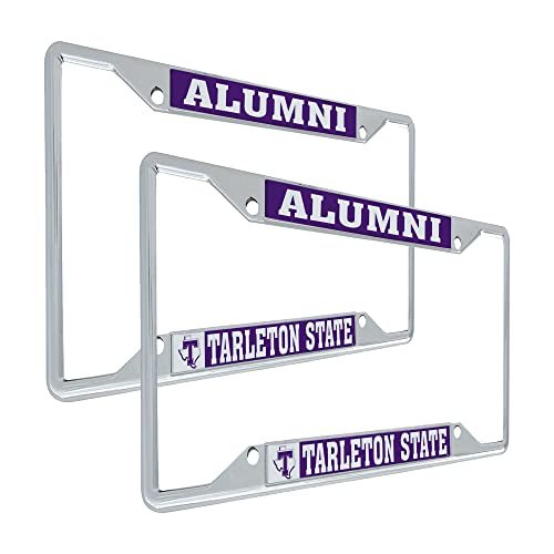 Tarleton State University Metal License Plate Frame For Front Or Back Of Car Officially Licensed Alumni 2-pack