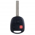 Ocpty 2x Uncut Keyless Entry Remote Control Key Fob Transmitter Replacement For 2003-2008 Lexus Lx470 2003-2009 Gx470 Hyq1512v