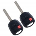 Ocpty 2x Uncut Keyless Entry Remote Control Key Fob Transmitter Replacement For 2003-2008 Lexus Lx470 2003-2009 Gx470 Hyq1512v