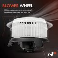 A-premium Rear Hvac Heater Blower Motor Assembly Compatible With Audi Volkswagen Vehicles Q7 2007-2015 Touareg 2004-2010