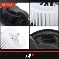A-premium Rear Hvac Heater Blower Motor Assembly Compatible With Audi Volkswagen Vehicles Q7 2007-2015 Touareg 2004-2010